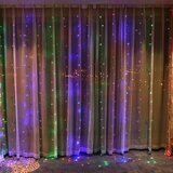  led sijalice dekorativna zavesa 3x3m – šarene/rgb Cene