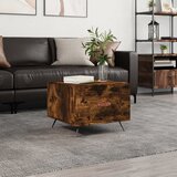  Stolić za kavu boja hrasta 50 x 50 x 40 cm konstruirano drvo | shoptok.hr