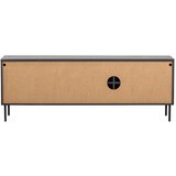 WOOOD Mat crna TV komoda od masivnog bora 154x56x44 cm Gunnar – | shoptok.hr