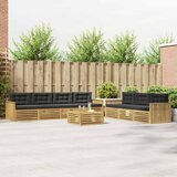  Set vanjskih sofa 8 kom. Bijela i antracit | shoptok.hr
