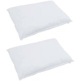  Jastuk s jastukom 2 pcs Bijelo 70 x 90 cm Perje | shoptok.hr