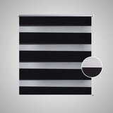 Rolo crne zavjese sa zebrastim linijama 90 x 150 cm | shoptok.hr