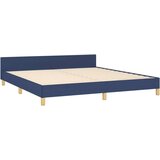  Za krevet s uzglavljem plavi 180 x 200 cm od tkanine | shoptok.hr