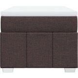 vidaXL Krevet s oprugama i madracem tamnosmeđi 80x200 cm od tkanine | shoptok.hr