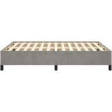  Za krevet svjetlosivi 140x190 cm baršunasti | shoptok.hr
