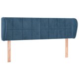 Maison Chic vzglavna omarica - nočna omarica - posteljna omarica z ušesi temno modro 147x23x78/88 cm žamet, (21710751) | Shoptok.si