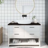  Kupaonska radna ploča tamnosiva 120 x 60 x 4 cm tretirano drvo | shoptok.hr