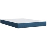  Krevet s oprugama i madracem plavi 160x200 cm od tkanine | shoptok.hr