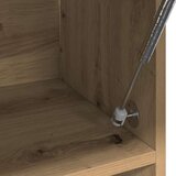 vidaXL Garderobna omara artisan hrast 100x32,5x35 cm inženirski les | Shoptok.si