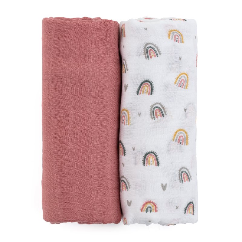 Misty plenice iz blaga Rose Rainbows 120 x 120 cm 2 kos