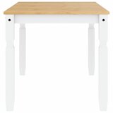  Blagovaonski stol Corona bijeli 160x80x75cm od masivne borovine | shoptok.hr