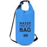 Vodootporna torba dry bag 15L/ svetlo plava
