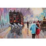  Slikana slika na platnu šetnja parizom 60x90 cm (umetničke) | ePonuda.com