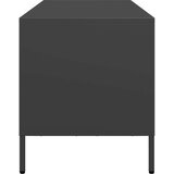 vidaXL TV ormarić crni 101,5x39x43,5 cm hladno valjani čelik | shoptok.hr