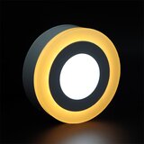 Mitea Lighting nadgradni okrugli led panel beli 3W+3W 6500K+3000K M6NO-D Cene