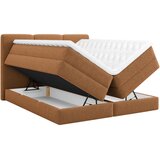MID.YOU POSTELJA BOXSPRING 180 cm x 200 cm , les, tekstil, leseni material opečnato rjava | Shoptok.si