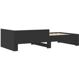  Okvir za krevet crni 90x200 cm konstruirano drvo | shoptok.hr