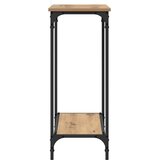  Konzolna stolica s policom hrast artisan 75 x 30.5 x 75 cm | shoptok.hr