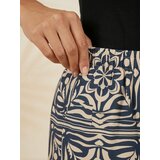 Sinsay Wide leg hlače s viskozom s geometrijskim uzorkom | shoptok.hr