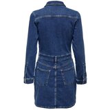 Only Dolga srajca 'ANNIKA' moder denim | Shoptok.si