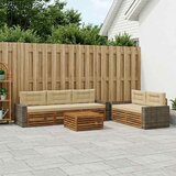  Set vanjskih sofa 6 kom. Prirodna i bež | shoptok.hr