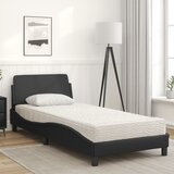  Krevet s madracem Dover crni 80 x 200 cm od umjetne kože | shoptok.hr
