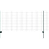 Euro ograda s postom 10 x 1 m Čelik premazan PVC-om Zelena | shoptok.hr