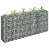  Gabionska sadilica od pocinčanog čelika 180 x 30 x 90 cm | shoptok.hr