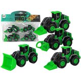  Set poljoprivrednih vozila Zeleni traktori s nastavcima - 4u1 | shoptok.hr