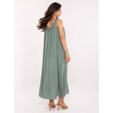 Och Bella Dress-TW-SK-BI-L0125.52-khaki | Shoptok.si
