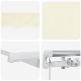  Povlačivi tende Krema 400 x 200 cm Poliester i aluminij | shoptok.hr
