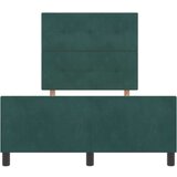  Postelja Temno Zelena 120x200 cm Žamet, (22049696) | Shoptok.si