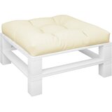  Jastuk za palete krem 70 x 70 x 12 cm od tkanine | shoptok.hr