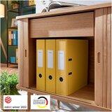 Leitz Registrator Cosy A4/80, 180°, samostoječ, rumen | Shoptok.si