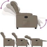 vidaXL Naslonjač od umjetne kože boja cappuccina | shoptok.hr