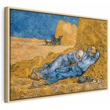  Slika - Vincent van Gogh – Noon: Rest from Work 120x80 U prirodnom drvenom okviru | shoptok.hr