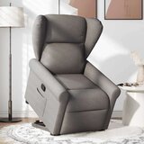  Naslanjač s funkcijo vstajanja taupe blago, (21824663) | Shoptok.si