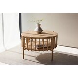 Venture Home Rubbo klub stolić ⌀80 cm, prirodna boja drva Slike