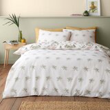 Catherine Lansfield Bež posteljina za bračni krevet/za produženi krevet 230x220 cm Paradiso Palm – | shoptok.hr