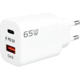 Punjač kućni, 1 x USB-A, 1 x USB-C, 65W, GaN - GL-65W-AC
