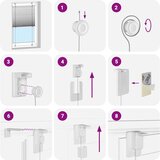  Plisirana roleta crna 95x200 cm širina tkanine 94 4 cm | shoptok.hr