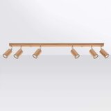  Stropna svetilka ZEKE 6 hrast, (21348168) | Shoptok.si