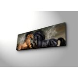 Wallity 3090İACT-45 multicolor decorative led lighted canvas painting | Eponuda.com