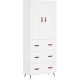 vidaXL Visoka komoda bijela 69 5x34x180 cm konstruirano drvo | shoptok.hr