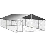 vidaXL Vanjski kavez za pse s krovom 600 x 300 x 150 cm