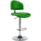 vidaXL Barski stolček zeleno umetno usnje, (20967412) | Shoptok.si