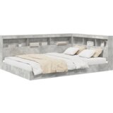  Krevetna polica 2 pcs Beton siva 140 x 200 cm Konstruirano drvo | shoptok.hr