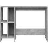  Stol za prijenosno računalo boja betona 102,5x35x75 cm drveni | shoptok.hr