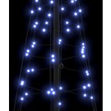 vidaXL LED božićno drvce s 390 LED svjetlima Plava 250 cm Željezo | shoptok.hr