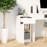 Ormarić za radni stol bijeli 33,5x50x75 cm konstruirano drvo | shoptok.hr